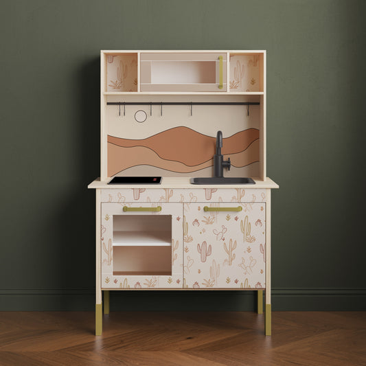 Desert Dreamin' Play Kitchen Stickers for IKEA Duktig