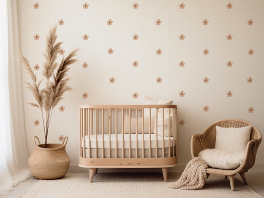 Flora Watercolor Fabric Wall Decals