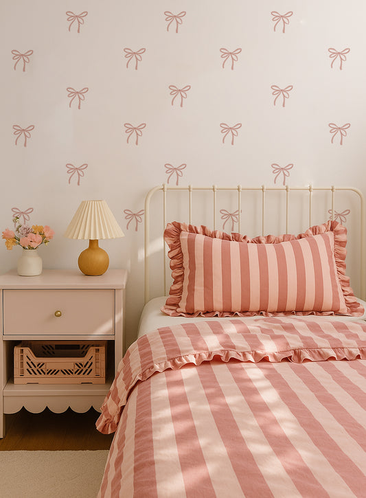 Bow Fabric Wall Decals